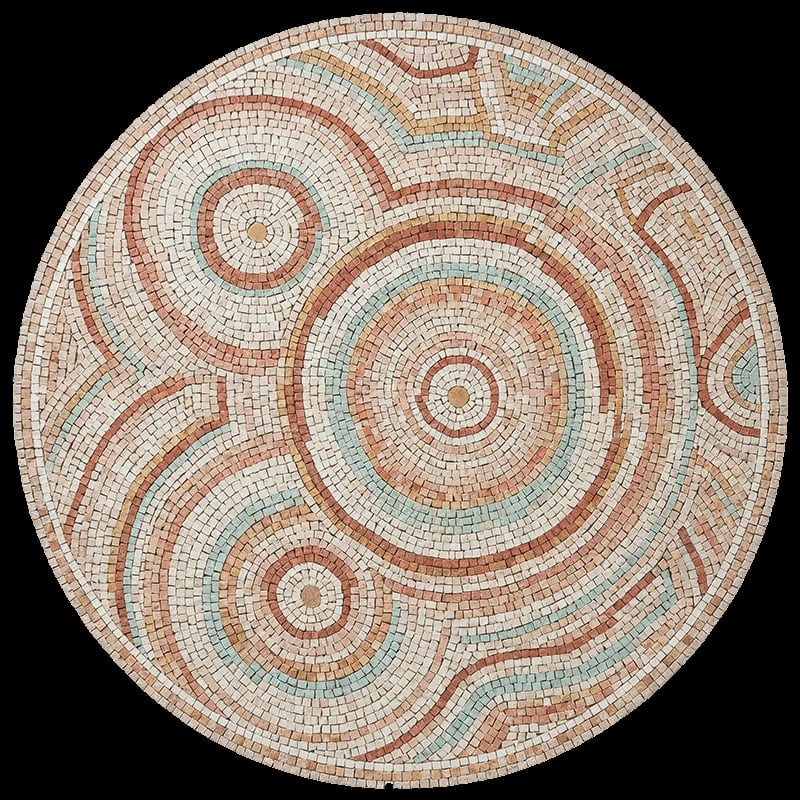 Sunflare mosaic medallion