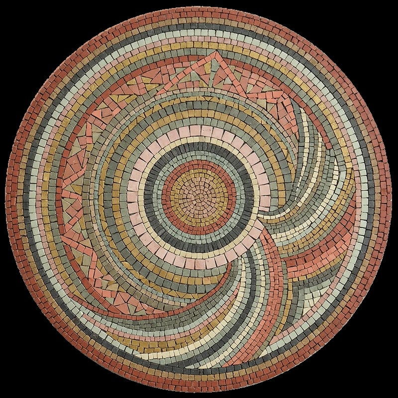 Tide Rings mosaic medallion